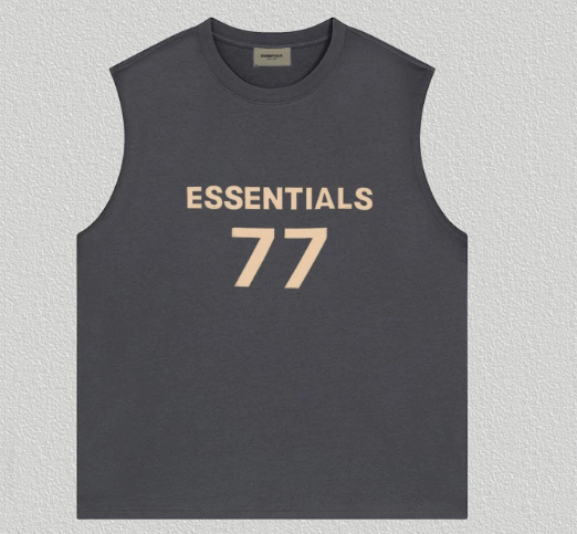 ESSENTIALS Season 7 "ESSENTIALS 77" Flocked Oversized Sleeveless Tank