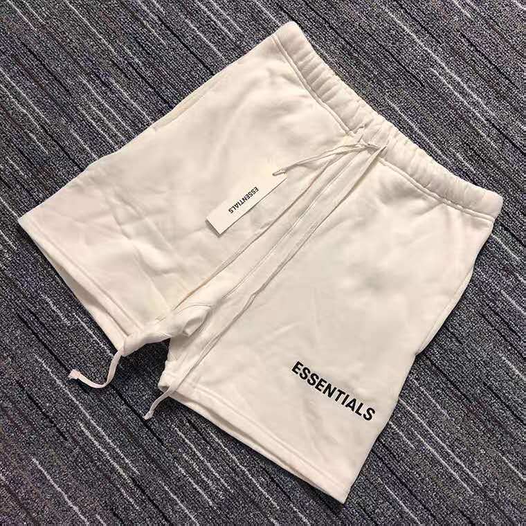 Muscle exercise and fitness shorts, loose casual running five quarter pants, sports pants, FOG ESSENTILLS shorts (1)
