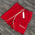 Muscle exercise and fitness shorts, loose casual running five quarter pants, sports pants, FOG ESSENTILLS shorts (1)