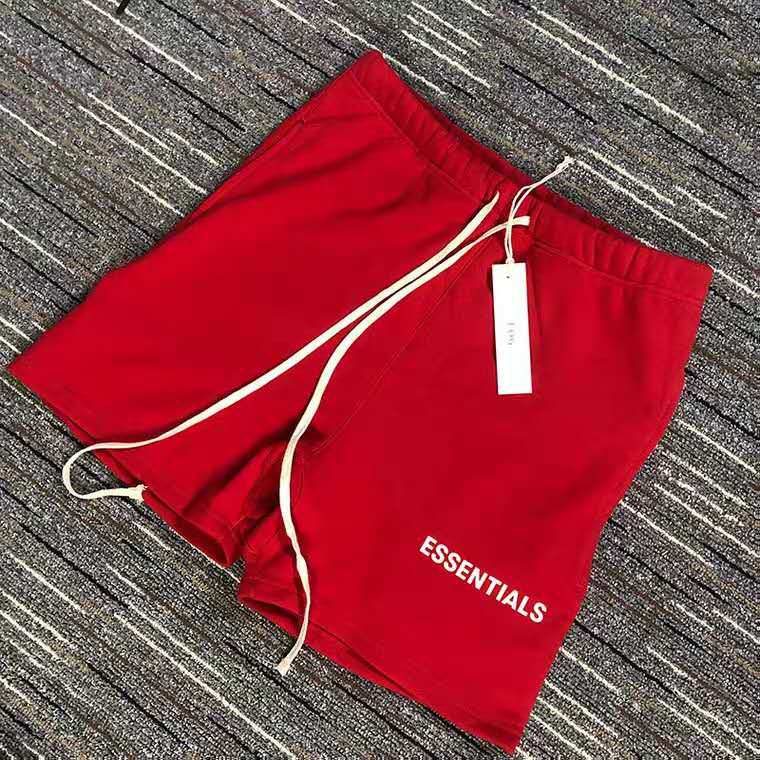 Muscle exercise and fitness shorts, loose casual running five quarter pants, sports pants, FOG ESSENTILLS shorts (1)