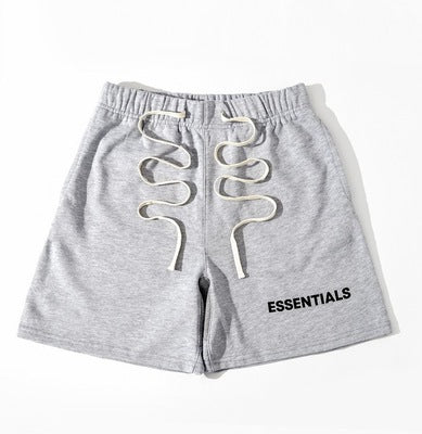 Muscle exercise and fitness shorts, loose casual running five quarter pants, sports pants, FOG ESSENTILLS shorts (1)