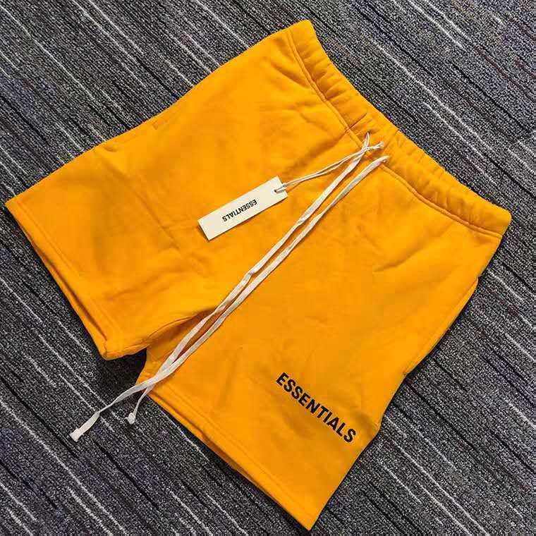 Muscle exercise and fitness shorts, loose casual running five quarter pants, sports pants, FOG ESSENTILLS shorts (1)