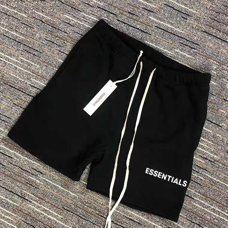 Muscle exercise and fitness shorts, loose casual running five quarter pants, sports pants, FOG ESSENTILLS shorts (1)