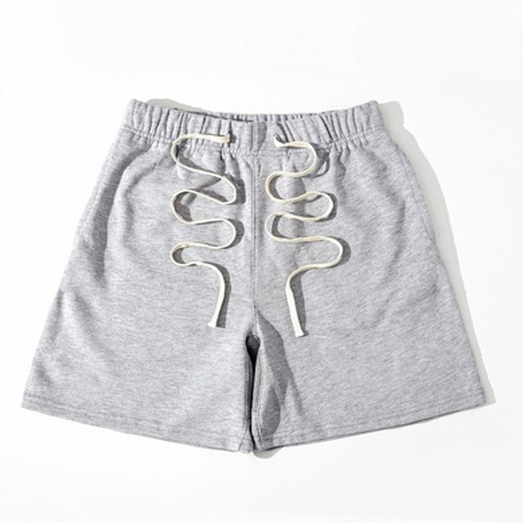 Muscle exercise and fitness shorts, loose casual running five quarter pants, sports pants, FOG ESSENTILLS shorts (1)