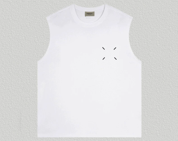 ESSENTIALS BEYOURSELF Signature "X" Stitch Muscle Tank – Oversized Streetwear Edition