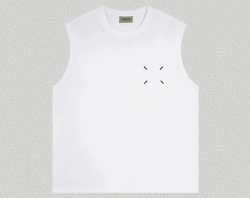 ESSENTIALS BEYOURSELF Signature "X" Stitch Muscle Tank – Oversized Streetwear Edition