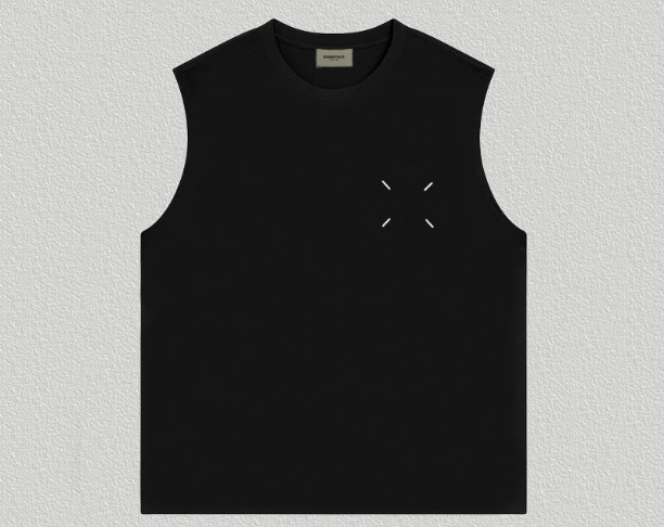 ESSENTIALS BEYOURSELF Signature "X" Stitch Muscle Tank – Oversized Streetwear Edition