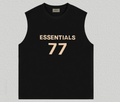 ESSENTIALS Season 7 "ESSENTIALS 77" Flocked Oversized Sleeveless Tank