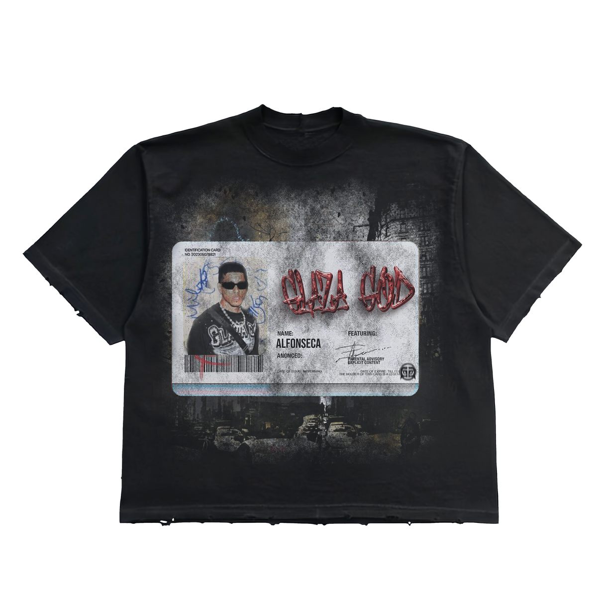 GLAZA GOD ID - T-Shirt Oversized