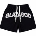GLAZA GOD Short Waterproof Premium - Heavyweight Streetwear -BLACK