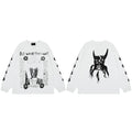 ERD “Do What Thou Wilt” Baphomet Long Sleeve T-Shirt — White