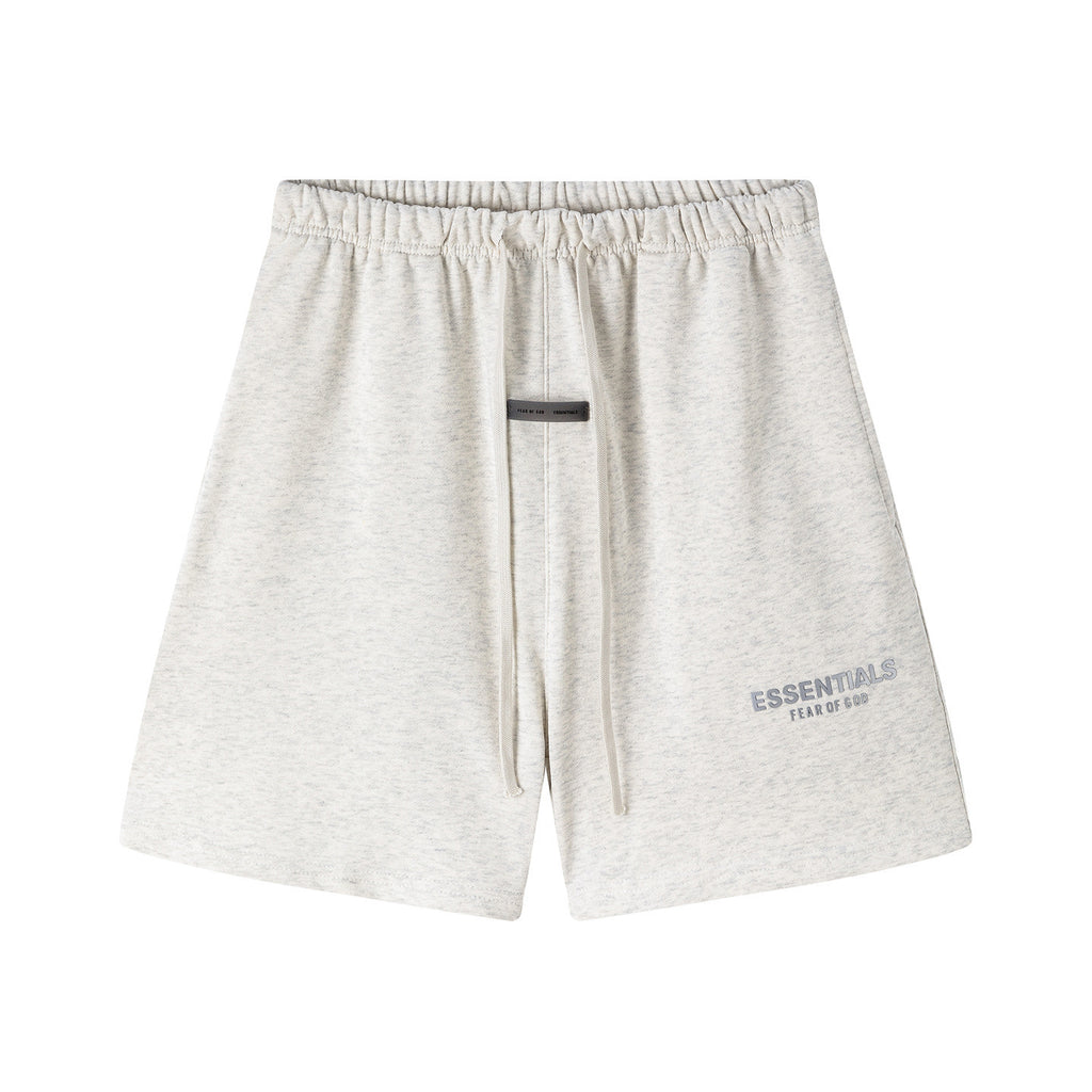 FOG New Double Line Shorts ESSENTIALS Cotton Sports Shorts Casual Pentagram Pants Street Trendy Loose High Street