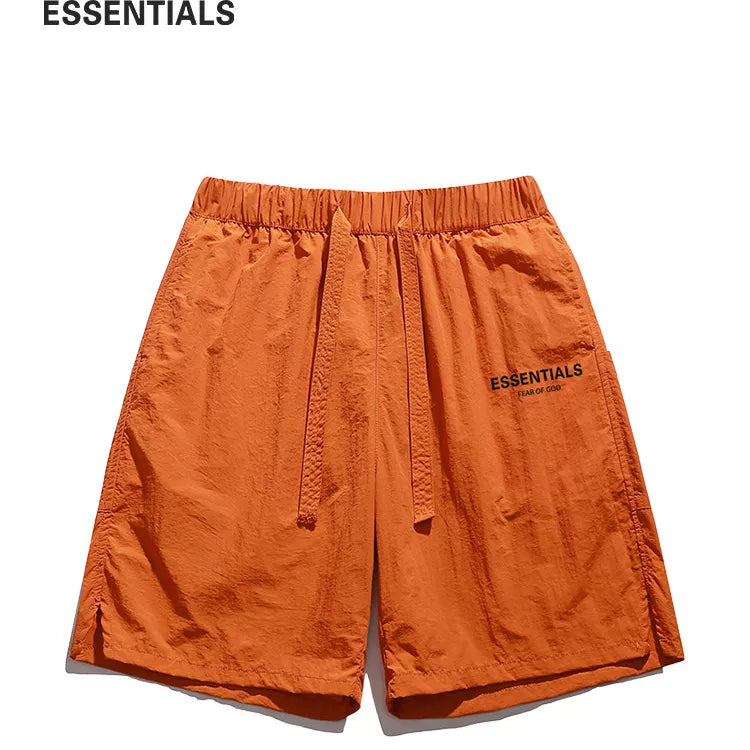 ESSENTIALS official shorts for couples in summer, new American style loose quick drying breathable sports five quarter pants