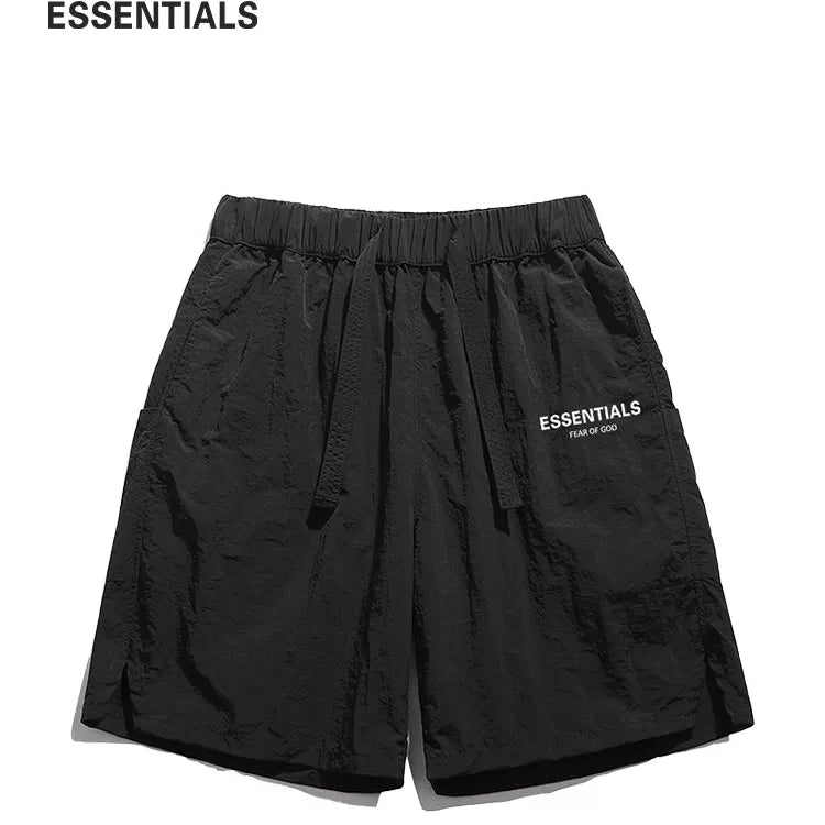 ESSENTIALS official shorts for couples in summer, new American style loose quick drying breathable sports five quarter pants