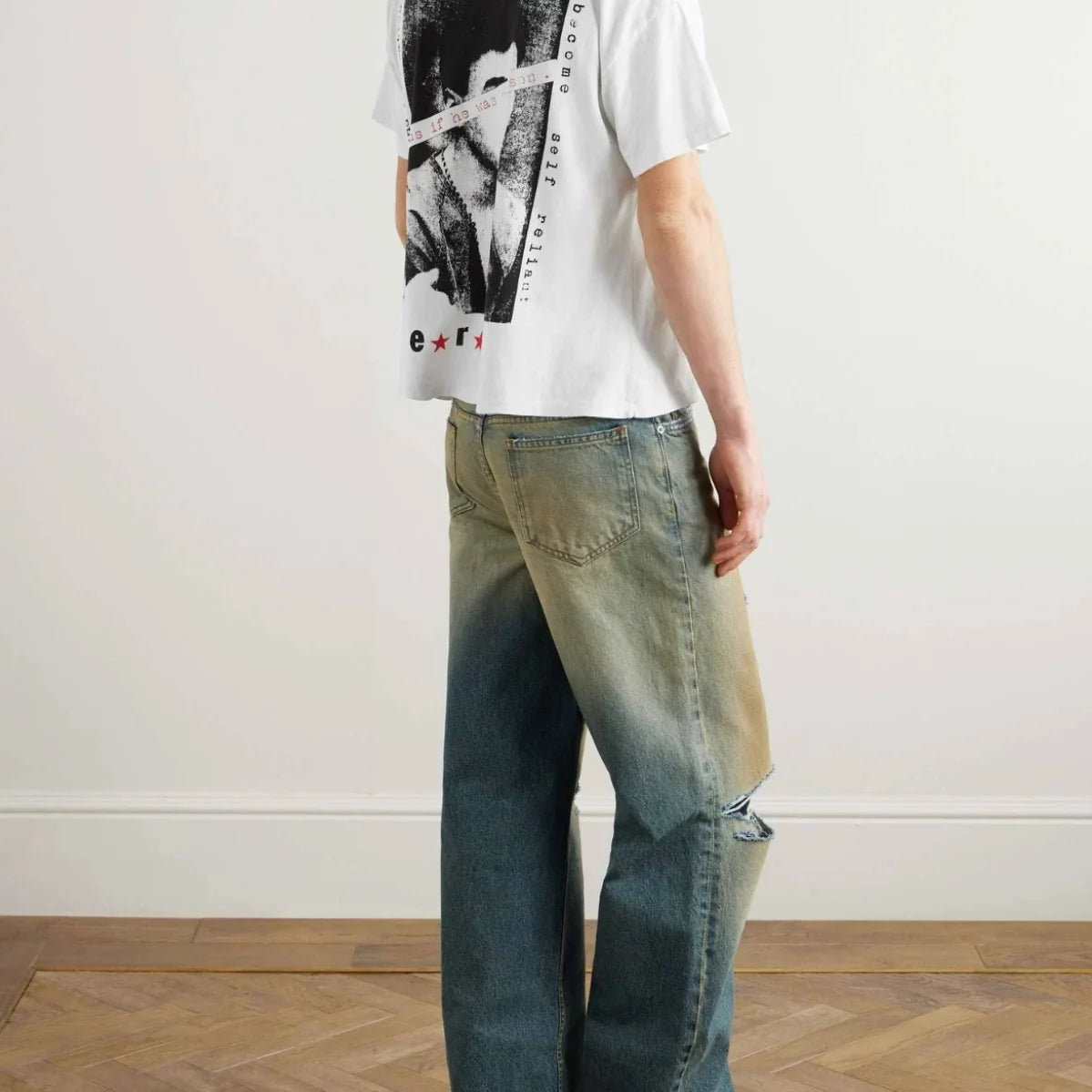 ERD “Teen Just Wanted Love” Tabloid T-Shirt — White