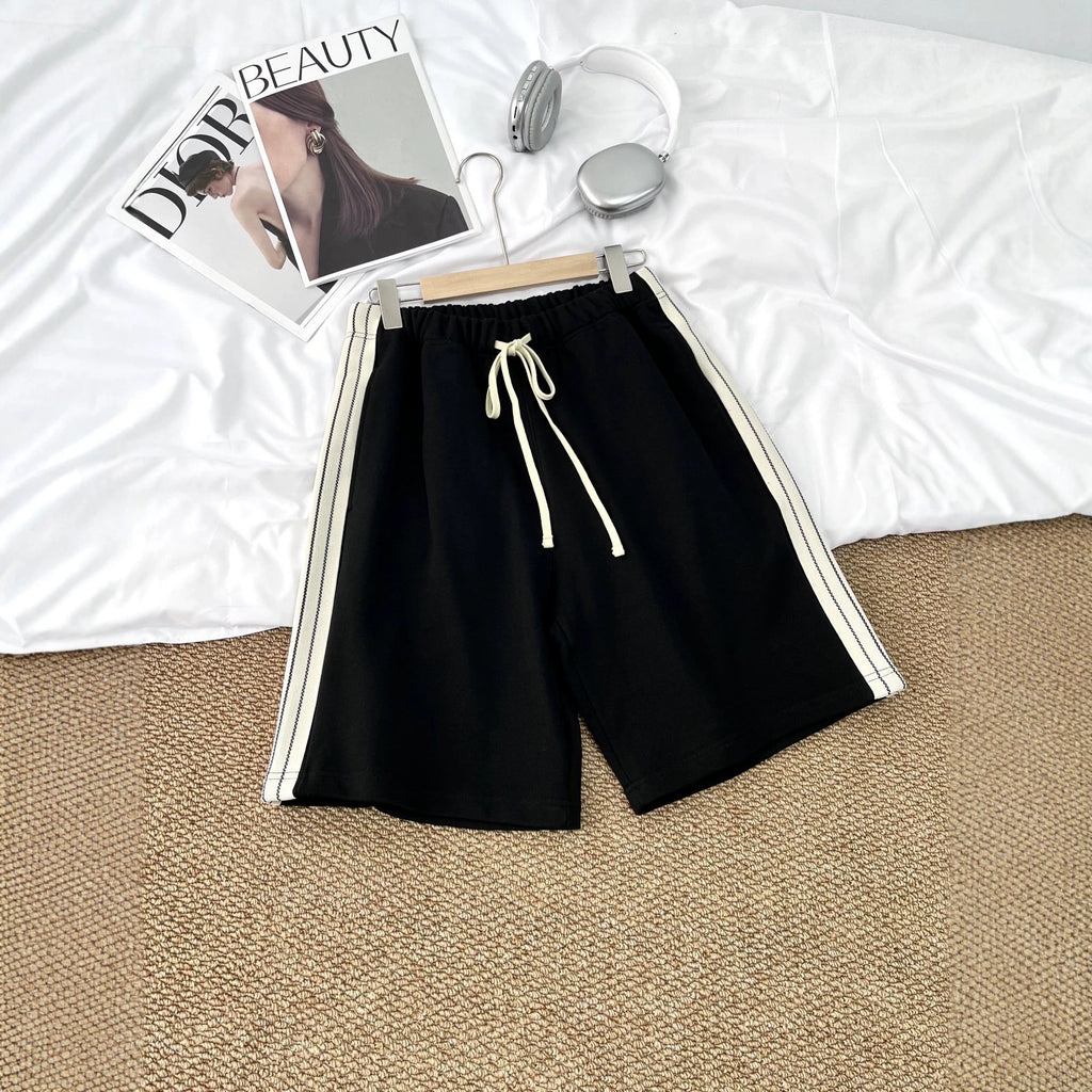 ESSENTIALS trendy sports basketball casual pure cotton five quarter shorts men's summer outerwear couple's style