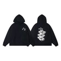 ERD Crashed Cop Cars Pullover Hoodie — Black
