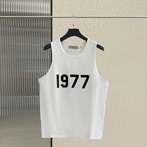 FOG pure cotton shoulder double line ESSENTIALS loose chest silicone high street casual vest trendy brand base shirt