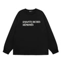 ERD Classic Logo Long Sleeve T-Shirt — Black