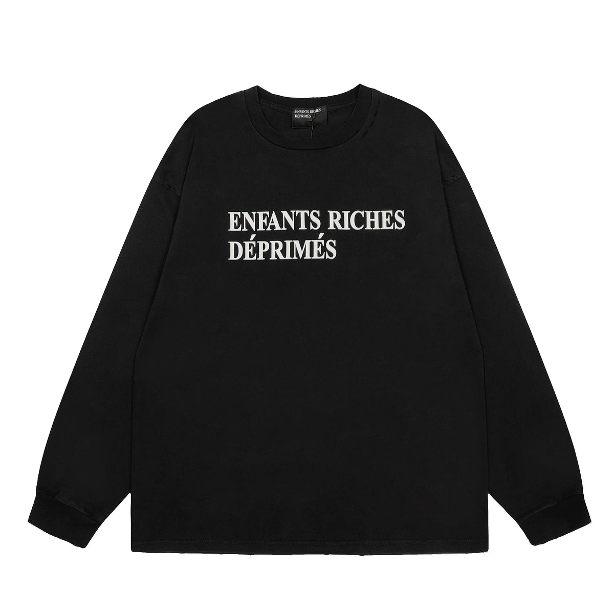 ERD Classic Logo Long Sleeve T-Shirt — Black
