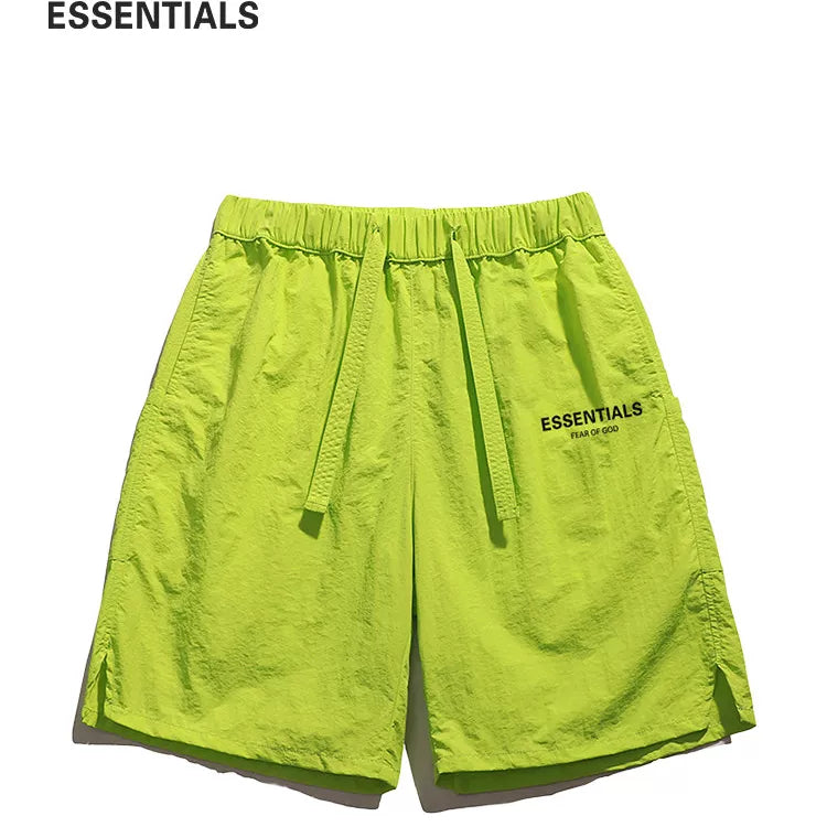 ESSENTIALS official shorts for couples in summer, new American style loose quick drying breathable sports five quarter pants