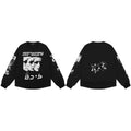 ERD Hebrew Script Persona Long Sleeve T-Shirt — Black