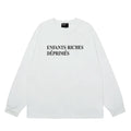 ERD Classic Logo Long Sleeve T-Shirt — White