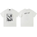 ERD “Be Careful What You Pray For” White Sketch Print T-Shirt