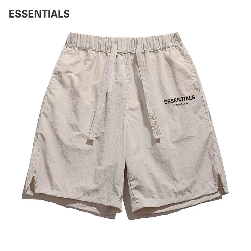 ESSENTIALS official shorts for couples in summer, new American style loose quick drying breathable sports five quarter pants