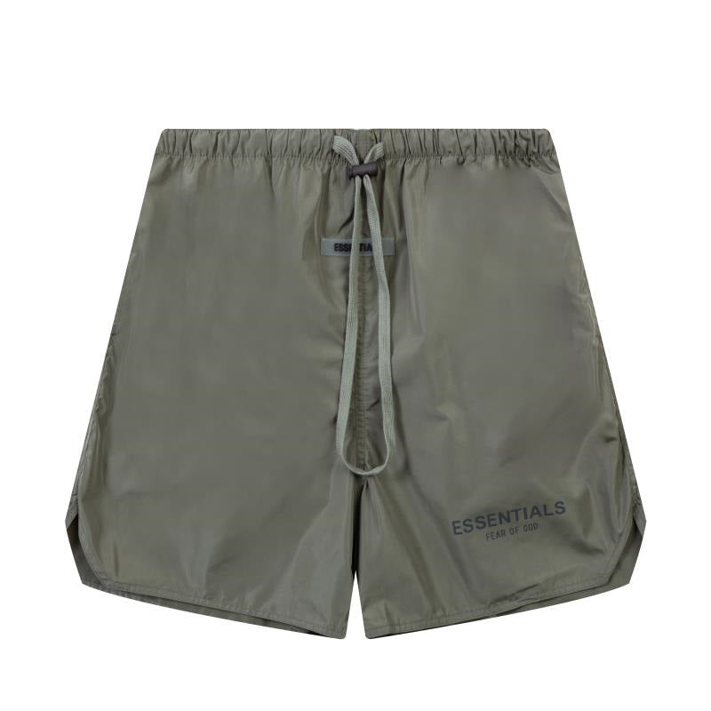 FOG Double Line ESSENTIALS Nylon Shorts Summer Sports Thin Pentagram Pants Men's Sweat Absorbing Quick Drying Breathable