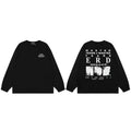 ERD “Wasted Tears // Wasted Years” Long Sleeve T-Shirt — Black
