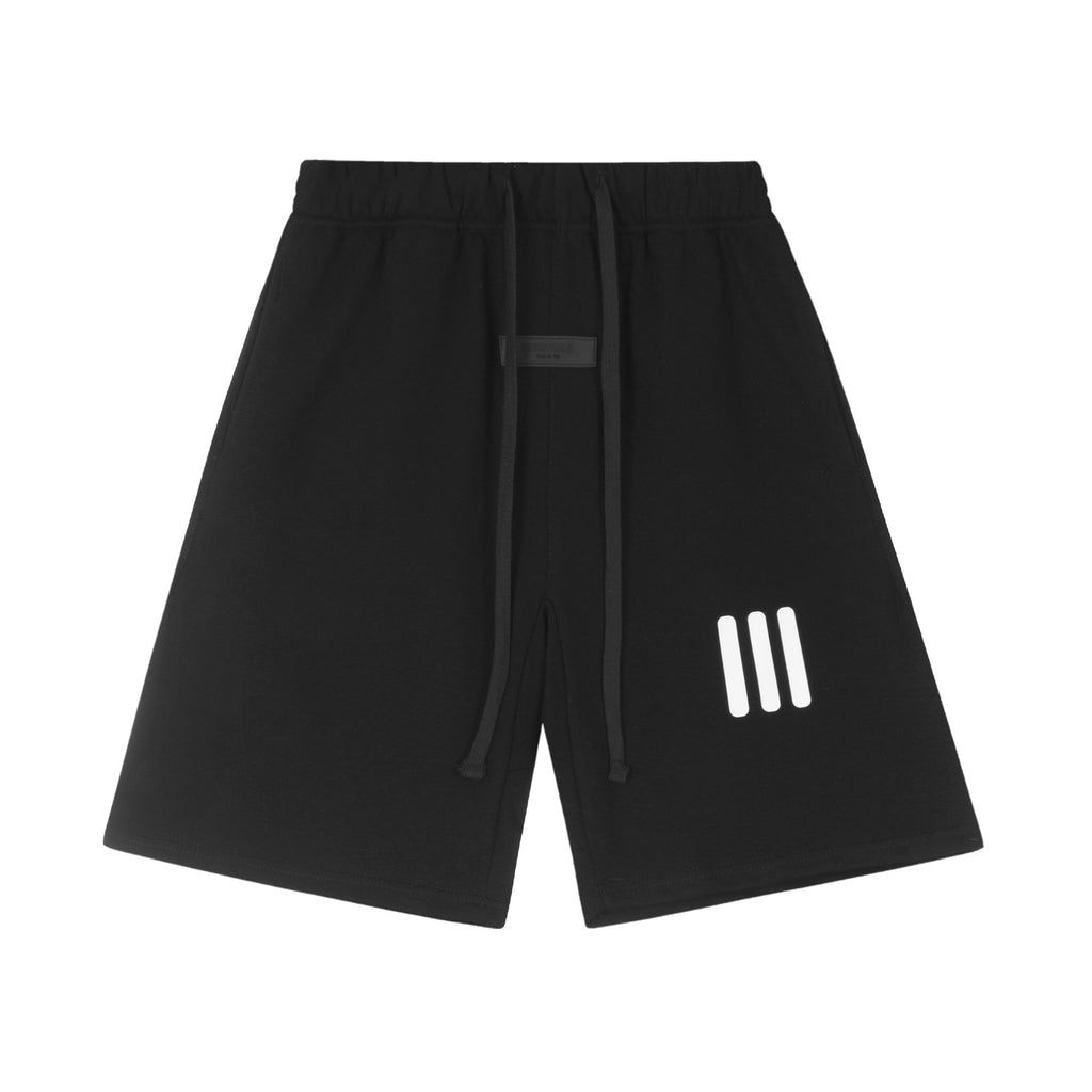 Foreign Trade FOG ESSENTIALS High Street Loose 3D Printed Letter Drawstring Casual Shorts Middle Pants Men's and Women's Trendy