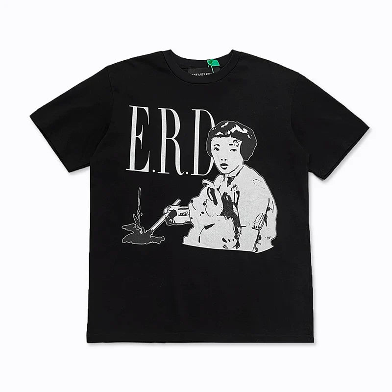 ERD “E.R.D. Girl” T-Shirt — Black