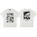 ERD “Teen Just Wanted Love” Newspaper Collage T-Shirt — White