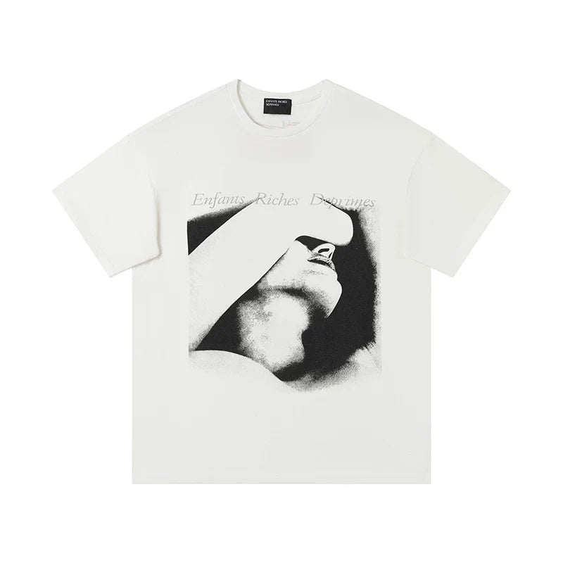 ERD Blindfolded Portrait T-Shirt — Off-White