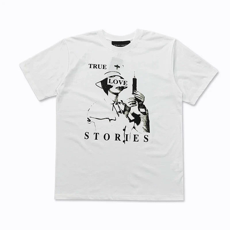 ERD “True Love Stories” Nurse T-Shirt — White