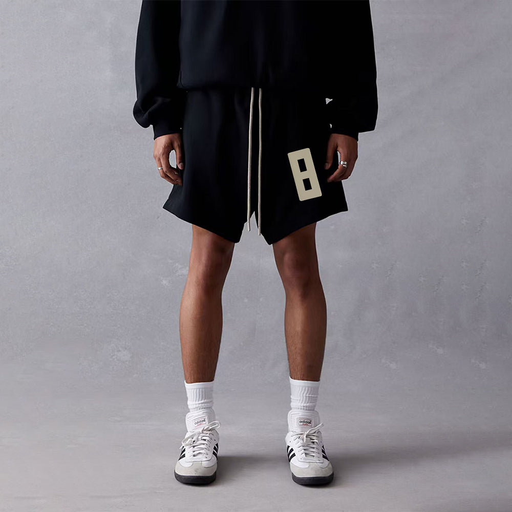 FOG American fashion brand ESSENTIALSHHH heavyweight sports pure cotton loose five quarter shorts for men and women in summer