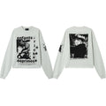 ERD “Enfants Riches Déprimés★” Archery Boy Full-Print Long Sleeve T-Shirt — Grey