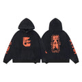 ERD “Don’t Fuckin Think” Pullover Hoodie — Black / Orange