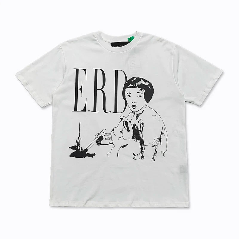 ERD “E.R.D. Girl” T-Shirt — White