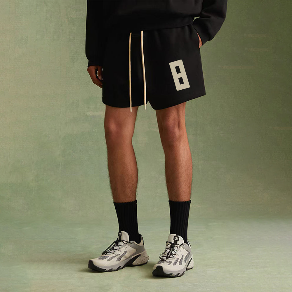 FOG American fashion brand ESSENTIALSHHH heavyweight sports pure cotton loose five quarter shorts for men and women in summer