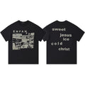 ERD “Sweet Jesus Ice Cold Christ” Cartoon Motel T-Shirt — Black