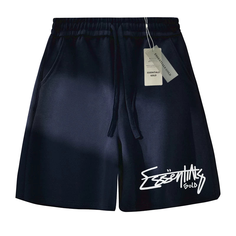ESSENTIALS American Ins trendy basketball shorts for men and women, summer high street straight leg casual five quarter pants
