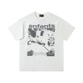 ERD “enfants / déprimès” Hunter Portrait T-Shirt — White