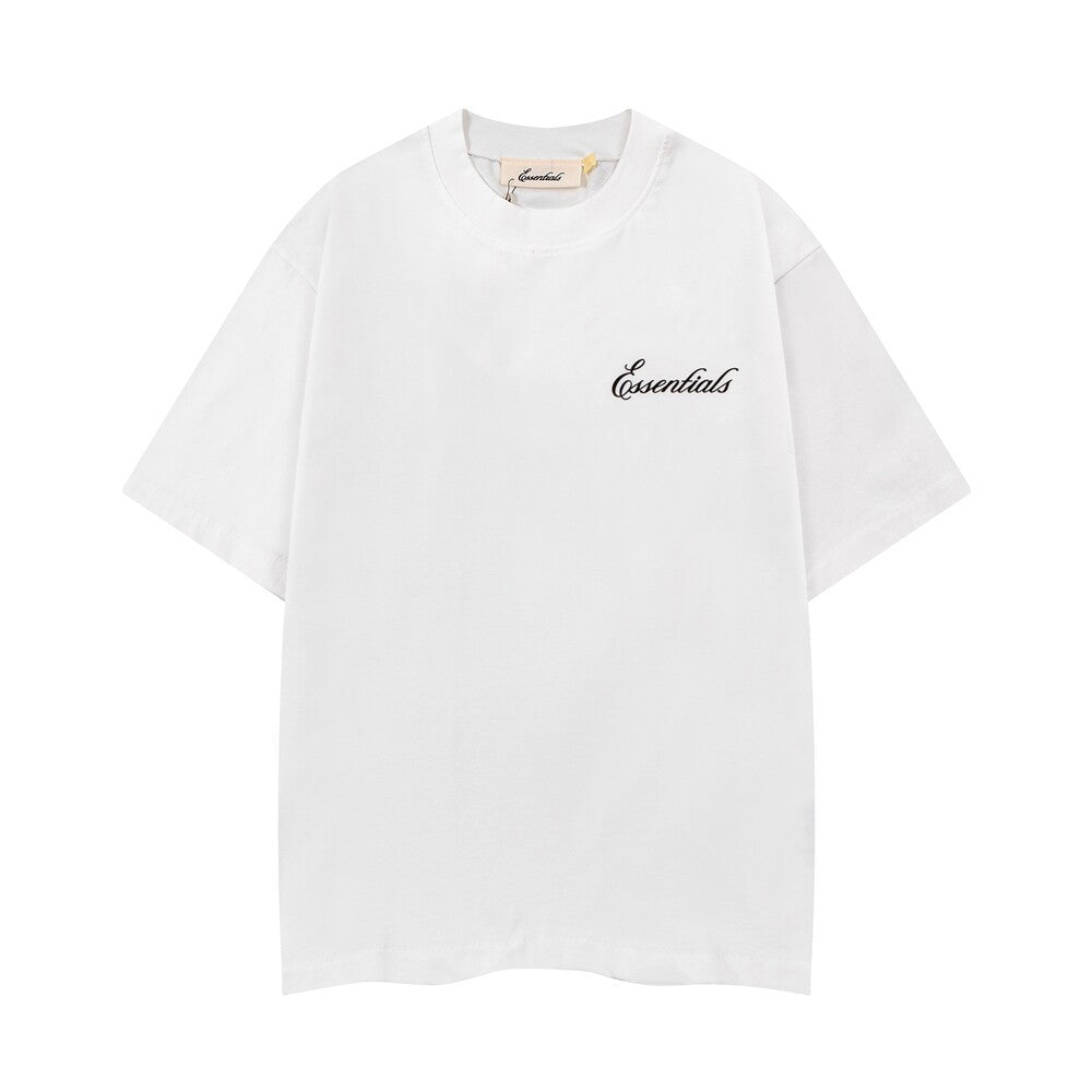 FOG Double Line ESSENTIALS Three Dimensional Letter Logo Printed Summer Loose Casual Short sleeved T-shirt Shorts Set