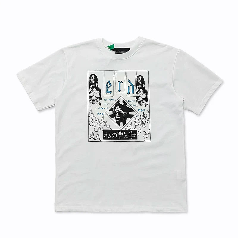 ERD “Song’s War” Collage T-Shirt — White
