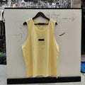 FEAR OF GOD ESSENTIALS 24SS Front Logo Sleeveless Shirt High Street Loose Men's and Women's Tank Top Sweatshirt Summer