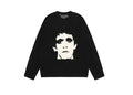 ERD Lou Reed Portrait Jacquard Knit Sweater — Black