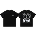 ERD “Wasted Tears // Wasted Years” Front & Back T-Shirt — Black