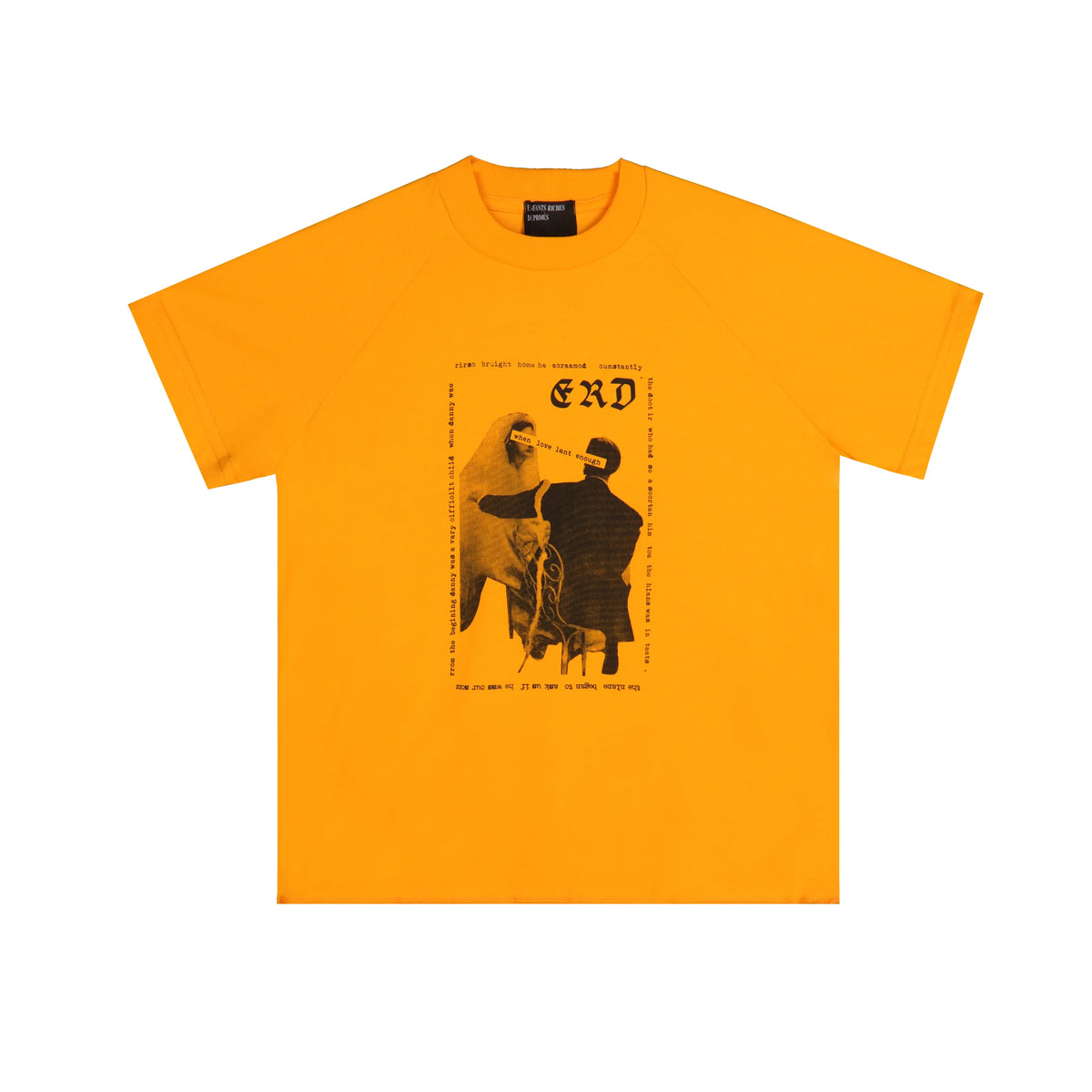 ERD “Not Enough Love” Wedding Scene T-Shirt — Yellow